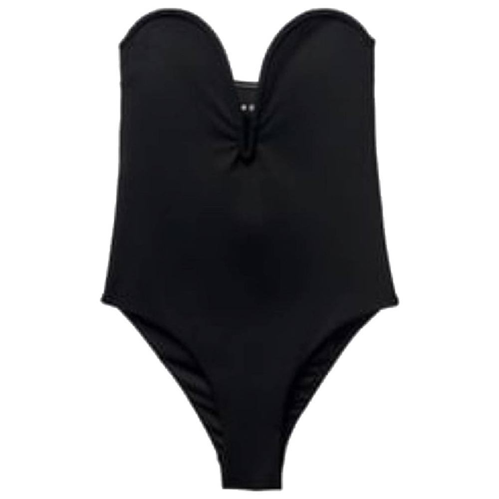Zara Corset Neckline One Piece Swimsuit